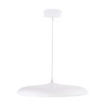 GLOBOSTAR® BARON 61255 Μοντέρνο Κρεμαστό Φωτιστικό Οροφής LED 24W 2880lm 120° AC 220-240V IP20 Ρυθμιζόμενο Λευκό CCT με On/Off 2700K/4500K/6000K - Lumileds SMD Chip - Λευκό Ματ - Μ40 x Π40 x Υ10cm - 3 Χρόνια Εγγύηση - Image 6