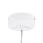 GLOBOSTAR® BARON 61255 Μοντέρνο Κρεμαστό Φωτιστικό Οροφής LED 24W 2880lm 120° AC 220-240V IP20 Ρυθμιζόμενο Λευκό CCT με On/Off 2700K/4500K/6000K - Lumileds SMD Chip - Λευκό Ματ - Μ40 x Π40 x Υ10cm - 3 Χρόνια Εγγύηση - Image 8