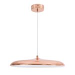 GLOBOSTAR® BARON 61256 Μοντέρνο Κρεμαστό Φωτιστικό Οροφής LED 24W 2880lm 120° AC 220-240V IP20 Ρυθμιζόμενο Λευκό CCT με On/Off 2700K/4500K/6000K - Lumileds SMD Chip - Ροζ Χρυσό - Μ40 x Π40 x Υ10cm - 3 Χρόνια Εγγύηση - Image 4