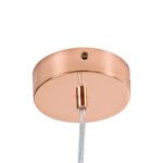 GLOBOSTAR® BARON 61256 Μοντέρνο Κρεμαστό Φωτιστικό Οροφής LED 24W 2880lm 120° AC 220-240V IP20 Ρυθμιζόμενο Λευκό CCT με On/Off 2700K/4500K/6000K - Lumileds SMD Chip - Ροζ Χρυσό - Μ40 x Π40 x Υ10cm - 3 Χρόνια Εγγύηση - Image 8