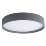 GLOBOSTAR® NARNIA 61260 Μοντέρνο Φωτιστικό Οροφής LED 100W 11500lm 120° AC 220-240V IP20 Ρυθμιζόμενο Λευκό CCT με Χειριστήριο από 2700K έως 6000K Dimmable - Lumileds SMD Chip - Γκρι - Μ60 x Π60 x Υ10cm - 3 Χρόνια Εγγύηση - Image 4