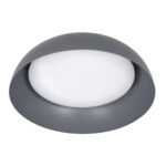 GLOBOSTAR® ANATOLIA 61262 Μοντέρνο Φωτιστικό Οροφής LED 60W 6900lm 120° AC 220-240V IP20 Ρυθμιζόμενο Λευκό CCT με Χειριστήριο από 2700K έως 6000K Dimmable - Lumileds SMD Chip - Γκρι - Μ43 x Π43 x Υ11cm - 3 Χρόνια Εγγύηση - Image 5