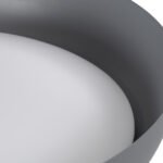 GLOBOSTAR® ANATOLIA 61265 Μοντέρνο Φωτιστικό Οροφής LED 75W 8625lm 120° AC 220-240V IP20 Ρυθμιζόμενο Λευκό CCT με Χειριστήριο από 2700K έως 6000K Dimmable - Lumileds SMD Chip - Γκρι - Μ60 x Π60 x Υ13cm - 3 Χρόνια Εγγύηση - Image 8