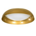 GLOBOSTAR® ANATOLIA 61266 Μοντέρνο Φωτιστικό Οροφής LED 75W 8625lm 120° AC 220-240V IP20 Ρυθμιζόμενο Λευκό CCT με Χειριστήριο από 2700K έως 6000K Dimmable - Lumileds SMD Chip - Χρυσό - Μ60 x Π60 x Υ13cm - 3 Χρόνια Εγγύηση - Image 3