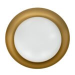 GLOBOSTAR® ANATOLIA 61266 Μοντέρνο Φωτιστικό Οροφής LED 75W 8625lm 120° AC 220-240V IP20 Ρυθμιζόμενο Λευκό CCT με Χειριστήριο από 2700K έως 6000K Dimmable - Lumileds SMD Chip - Χρυσό - Μ60 x Π60 x Υ13cm - 3 Χρόνια Εγγύηση - Image 7