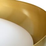 GLOBOSTAR® ANATOLIA 61266 Μοντέρνο Φωτιστικό Οροφής LED 75W 8625lm 120° AC 220-240V IP20 Ρυθμιζόμενο Λευκό CCT με Χειριστήριο από 2700K έως 6000K Dimmable - Lumileds SMD Chip - Χρυσό - Μ60 x Π60 x Υ13cm - 3 Χρόνια Εγγύηση - Image 8