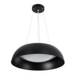 GLOBOSTAR® ANATOLIA 61267 Μοντέρνο Κρεμαστό Φωτιστικό Οροφής LED 60W 6900lm 120° AC 220-240V IP20 Ρυθμιζόμενο Λευκό CCT με Χειριστήριο από 2700K έως 6000K Dimmable - Lumileds SMD Chip - Μαύρο Ματ - Μ43 x Π43 x Υ11cm - 3 Χρόνια Εγγύηση - Image 3