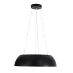 GLOBOSTAR® ANATOLIA 61267 Μοντέρνο Κρεμαστό Φωτιστικό Οροφής LED 60W 6900lm 120° AC 220-240V IP20 Ρυθμιζόμενο Λευκό CCT με Χειριστήριο από 2700K έως 6000K Dimmable - Lumileds SMD Chip - Μαύρο Ματ - Μ43 x Π43 x Υ11cm - 3 Χρόνια Εγγύηση - Image 4