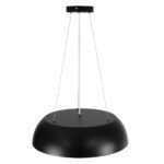 GLOBOSTAR® ANATOLIA 61267 Μοντέρνο Κρεμαστό Φωτιστικό Οροφής LED 60W 6900lm 120° AC 220-240V IP20 Ρυθμιζόμενο Λευκό CCT με Χειριστήριο από 2700K έως 6000K Dimmable - Lumileds SMD Chip - Μαύρο Ματ - Μ43 x Π43 x Υ11cm - 3 Χρόνια Εγγύηση - Image 5