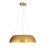 GLOBOSTAR® ANATOLIA 61268 Μοντέρνο Κρεμαστό Φωτιστικό Οροφής LED 60W 6900lm 120° AC 220-240V IP20 Ρυθμιζόμενο Λευκό CCT με Χειριστήριο από 2700K έως 6000K Dimmable - Lumileds SMD Chip - Χρυσό - Μ43 x Π43 x Υ11cm - 3 Χρόνια Εγγύηση - Image 4