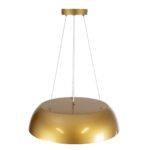 GLOBOSTAR® ANATOLIA 61268 Μοντέρνο Κρεμαστό Φωτιστικό Οροφής LED 60W 6900lm 120° AC 220-240V IP20 Ρυθμιζόμενο Λευκό CCT με Χειριστήριο από 2700K έως 6000K Dimmable - Lumileds SMD Chip - Χρυσό - Μ43 x Π43 x Υ11cm - 3 Χρόνια Εγγύηση - Image 5