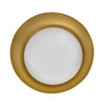 GLOBOSTAR® ANATOLIA 61268 Μοντέρνο Κρεμαστό Φωτιστικό Οροφής LED 60W 6900lm 120° AC 220-240V IP20 Ρυθμιζόμενο Λευκό CCT με Χειριστήριο από 2700K έως 6000K Dimmable - Lumileds SMD Chip - Χρυσό - Μ43 x Π43 x Υ11cm - 3 Χρόνια Εγγύηση - Image 8