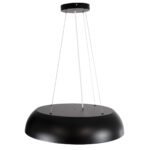 GLOBOSTAR® ANATOLIA 61269 Μοντέρνο Κρεμαστό Φωτιστικό Οροφής LED 75W 8625lm 120° AC 220-240V IP20 Ρυθμιζόμενο Λευκό CCT με Χειριστήριο από 2700K έως 6000K Dimmable - Lumileds SMD Chip - Μαύρο Ματ - Μ60 x Π60 x Υ12.5cm - 3 Χρόνια Εγγύηση - Image 5