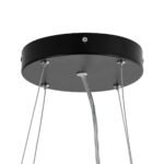 GLOBOSTAR® ANATOLIA 61269 Μοντέρνο Κρεμαστό Φωτιστικό Οροφής LED 75W 8625lm 120° AC 220-240V IP20 Ρυθμιζόμενο Λευκό CCT με Χειριστήριο από 2700K έως 6000K Dimmable - Lumileds SMD Chip - Μαύρο Ματ - Μ60 x Π60 x Υ12.5cm - 3 Χρόνια Εγγύηση - Image 7