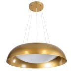 GLOBOSTAR® ANATOLIA 61270 Μοντέρνο Κρεμαστό Φωτιστικό Οροφής LED 75W 8625lm 120° AC 220-240V IP20 Ρυθμιζόμενο Λευκό CCT με Χειριστήριο από 2700K έως 6000K Dimmable - Lumileds SMD Chip - Χρυσό - Μ60 x Π60 x Υ12.5cm - 3 Χρόνια Εγγύηση - Image 3