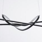 GLOBOSTAR® DOLORES 61279 Μοντέρνο Κρεμαστό Φωτιστικό Οροφής LED 105W 11760lm 300° AC 220-240V IP20 Ρυθμιζόμενο Λευκό CCT με Χειριστήριο από 2700K έως 6000K Dimmable - Lumileds SMD Chip - Μαύρο Ματ - Μ110 x Π17 x Υ17.5cm - 3 Χρόνια Εγγύηση - Image 6