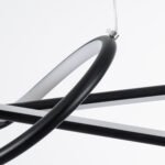 GLOBOSTAR® DOLORES 61279 Μοντέρνο Κρεμαστό Φωτιστικό Οροφής LED 105W 11760lm 300° AC 220-240V IP20 Ρυθμιζόμενο Λευκό CCT με Χειριστήριο από 2700K έως 6000K Dimmable - Lumileds SMD Chip - Μαύρο Ματ - Μ110 x Π17 x Υ17.5cm - 3 Χρόνια Εγγύηση - Image 7