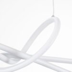 GLOBOSTAR® DOLORES 61280 Μοντέρνο Κρεμαστό Φωτιστικό Οροφής LED 105W 11760lm 300° AC 220-240V IP20 Ρυθμιζόμενο Λευκό CCT με Χειριστήριο από 2700K έως 6000K Dimmable - Lumileds SMD Chip - Λευκό Ματ - Μ110 x Π17 x Υ17.5cm - 3 Χρόνια Εγγύηση - Image 7