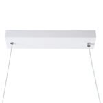 GLOBOSTAR® DOLORES 61280 Μοντέρνο Κρεμαστό Φωτιστικό Οροφής LED 105W 11760lm 300° AC 220-240V IP20 Ρυθμιζόμενο Λευκό CCT με Χειριστήριο από 2700K έως 6000K Dimmable - Lumileds SMD Chip - Λευκό Ματ - Μ110 x Π17 x Υ17.5cm - 3 Χρόνια Εγγύηση - Image 8