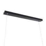 GLOBOSTAR® WINDY 61292 Μοντέρνο Κρεμαστό Φωτιστικό Οροφής LED 67W 7504lm 300° AC 220-240V IP20 Ρυθμιζόμενο Λευκό CCT με Χειριστήριο από 2700K έως 6000K Dimmable - Lumileds SMD Chip - Μαύρο Ματ - Μ120 x Π4 x Υ30cm - 3 Χρόνια Εγγύηση - Image 8