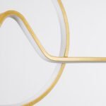 GLOBOSTAR® WINDY 61293 Μοντέρνο Κρεμαστό Φωτιστικό Οροφής LED 67W 7504lm 300° AC 220-240V IP20 Ρυθμιζόμενο Λευκό CCT με Χειριστήριο από 2700K έως 6000K Dimmable - Lumileds SMD Chip - Χρυσό Βούρτσας - Μ120 x Π4 x Υ30cm - 3 Χρόνια Εγγύηση - Image 7