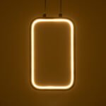 GLOBOSTAR® NEROBA 61301 Μοντέρνο Κρεμαστό Φωτιστικό Οροφής LED 12W 1320lm 360° AC 220-240V IP20 Ρυθμιζόμενο Λευκό CCT με On/Off 2700K/4500K/6000K - Lumileds SMD Chip - Χρυσό Βούρτσας - Μ16 x Π1.6 x Υ25.5cm - 3 Χρόνια Εγγύηση - Image 9