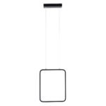 GLOBOSTAR® NEROBA 61302 Μοντέρνο Κρεμαστό Φωτιστικό Οροφής LED 18W 1980lm 360° AC 220-240V IP20 Ρυθμιζόμενο Λευκό CCT με On/Off 2700K/4500K/6000K - Lumileds SMD Chip - Μαύρο Ματ - Μ29 x Π2 x Υ36cm - 3 Χρόνια Εγγύηση - Image 5