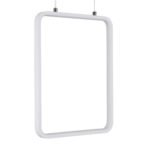 GLOBOSTAR® NEROBA 61303 Μοντέρνο Κρεμαστό Φωτιστικό Οροφής LED 18W 1980lm 360° AC 220-240V IP20 Ρυθμιζόμενο Λευκό CCT με On/Off 2700K/4500K/6000K - Lumileds SMD Chip - Λευκό Ματ - Μ29 x Π2 x Υ36cm - 3 Χρόνια Εγγύηση - Image 3