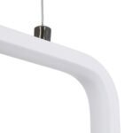 GLOBOSTAR® NEROBA 61303 Μοντέρνο Κρεμαστό Φωτιστικό Οροφής LED 18W 1980lm 360° AC 220-240V IP20 Ρυθμιζόμενο Λευκό CCT με On/Off 2700K/4500K/6000K - Lumileds SMD Chip - Λευκό Ματ - Μ29 x Π2 x Υ36cm - 3 Χρόνια Εγγύηση - Image 7