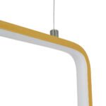 GLOBOSTAR® NEROBA 61305 Μοντέρνο Κρεμαστό Φωτιστικό Οροφής LED 18W 1980lm 360° AC 220-240V IP20 Ρυθμιζόμενο Λευκό CCT με On/Off 2700K/4500K/6000K - Lumileds SMD Chip - Χρυσό Βούρτσας - Μ29 x Π2 x Υ36cm - 3 Χρόνια Εγγύηση - Image 7