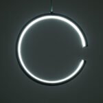 GLOBOSTAR® CEROBA 61306 Μοντέρνο Κρεμαστό Φωτιστικό Οροφής LED 12W 1320lm 360° AC 220-240V IP20 Ρυθμιζόμενο Λευκό CCT με On/Off 2700K/4500K/6000K - Lumileds SMD Chip - Μαύρο - Μ22 x Π2 x Υ22cm - 3 Χρόνια Εγγύηση - Image 11