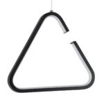 GLOBOSTAR® CEROBA 61307 Μοντέρνο Κρεμαστό Φωτιστικό Οροφής LED 12W 1320lm 360° AC 220-240V IP20 Ρυθμιζόμενο Λευκό CCT με On/Off 2700K/4500K/6000K - Lumileds SMD Chip - Μαύρο Ματ - Μ22 x Π2 x Υ22cm - 3 Χρόνια Εγγύηση - Image 3