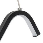 GLOBOSTAR® CEROBA 61307 Μοντέρνο Κρεμαστό Φωτιστικό Οροφής LED 12W 1320lm 360° AC 220-240V IP20 Ρυθμιζόμενο Λευκό CCT με On/Off 2700K/4500K/6000K - Lumileds SMD Chip - Μαύρο Ματ - Μ22 x Π2 x Υ22cm - 3 Χρόνια Εγγύηση - Image 8