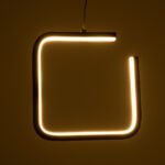 GLOBOSTAR® CEROBA 61308 Μοντέρνο Κρεμαστό Φωτιστικό Οροφής LED 12W 1320lm 360° AC 220-240V IP20 Ρυθμιζόμενο Λευκό CCT με On/Off 2700K/4500K/6000K - Lumileds SMD Chip - Μαύρο Ματ - Μ22 x Π2 x Υ22cm - 3 Χρόνια Εγγύηση - Image 9