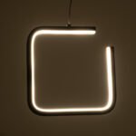 GLOBOSTAR® CEROBA 61308 Μοντέρνο Κρεμαστό Φωτιστικό Οροφής LED 12W 1320lm 360° AC 220-240V IP20 Ρυθμιζόμενο Λευκό CCT με On/Off 2700K/4500K/6000K - Lumileds SMD Chip - Μαύρο Ματ - Μ22 x Π2 x Υ22cm - 3 Χρόνια Εγγύηση - Image 10