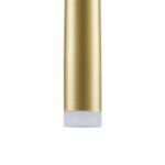 GLOBOSTAR® TEARS 61310 Μοντέρνο Κρεμαστό Φωτιστικό Οροφής LED 3W 330lm 180° AC 220-240V IP20 Ρυθμιζόμενο Λευκό CCT με On/Off 2700K/4500K/6000K - Lumileds SMD Chip - Χρυσό Βούρτσας - Μ3.2 x Π3.2 x Υ51.5cm - 3 Χρόνια Εγγύηση - Image 8