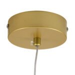 GLOBOSTAR® TEARS 61310 Μοντέρνο Κρεμαστό Φωτιστικό Οροφής LED 3W 330lm 180° AC 220-240V IP20 Ρυθμιζόμενο Λευκό CCT με On/Off 2700K/4500K/6000K - Lumileds SMD Chip - Χρυσό Βούρτσας - Μ3.2 x Π3.2 x Υ51.5cm - 3 Χρόνια Εγγύηση - Image 9