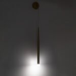 GLOBOSTAR® TEARS 61315 Μοντέρνο Φωτιστικό Τοίχου - Απλίκα LED 3W 330lm 180° AC 220-240V IP20 Ρυθμιζόμενο Λευκό CCT με On/Off 2700K/4500K/6000K - Lumileds SMD Chip - Μαύρο Ματ - Μ3.2 x Π3.2 x Υ51.5cm - 3 Χρόνια Εγγύηση - Image 12