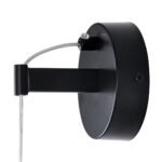 GLOBOSTAR® TEARS 61315 Μοντέρνο Φωτιστικό Τοίχου - Απλίκα LED 3W 330lm 180° AC 220-240V IP20 Ρυθμιζόμενο Λευκό CCT με On/Off 2700K/4500K/6000K - Lumileds SMD Chip - Μαύρο Ματ - Μ3.2 x Π3.2 x Υ51.5cm - 3 Χρόνια Εγγύηση - Image 9