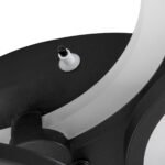 GLOBOSTAR® ROYAL-R 61323 Μοντέρνο Φωτιστικό Οροφής LED 135W 16200lm 360° AC 220-240V IP20 Ρυθμιζόμενο Λευκό CCT με Χειριστήριο από 2700K έως 6000K Dimmable - Lumileds SMD Chip - Μαύρο Ματ - Μ80.5 x Π59 x Υ12cm - 3 Χρόνια Εγγύηση - Image 8