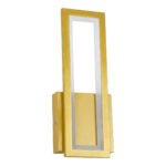 GLOBOSTAR® TIARA 61328 Μοντέρνο Φωτιστικό Τοίχου - Απλίκα LED 12W 1440lm 300° AC 220-240V IP20 Ρυθμιζόμενο Λευκό CCT με On/Off 2700K/4500K/6000K - Lumileds SMD Chip - Χρυσό Βούρτσας - Μ12.5 x Π4 x Υ32cm - 3 Χρόνια Εγγύηση - Image 3