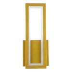 GLOBOSTAR® TIARA 61328 Μοντέρνο Φωτιστικό Τοίχου - Απλίκα LED 12W 1440lm 300° AC 220-240V IP20 Ρυθμιζόμενο Λευκό CCT με On/Off 2700K/4500K/6000K - Lumileds SMD Chip - Χρυσό Βούρτσας - Μ12.5 x Π4 x Υ32cm - 3 Χρόνια Εγγύηση - Image 4