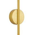 GLOBOSTAR® DIADEM 61330 Μοντέρνο Φωτιστικό Τοίχου - Απλίκα LED 9W 1080lm 120° AC 220-240V IP20 Ρυθμιζόμενο Λευκό CCT με On/Off 2700K/4500K/6000K - Lumileds SMD Chip - Χρυσό Βούρτσας - Μ10 x Π4 x Υ60cm - 3 Χρόνια Εγγύηση - Image 6