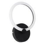 GLOBOSTAR® MATILDA 61339 Μοντέρνο Φωτιστικό Τοίχου - Απλίκα LED 8W 960lm 360° AC 220-240V IP20 Ρυθμιζόμενο Λευκό CCT με On/Off 2700K/4500K/6000K - Lumileds SMD Chip - Μαύρο Ματ - Μ20 x Π5 x Υ25.5cm - 3 Χρόνια Εγγύηση - Image 3