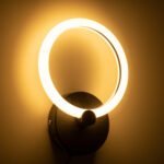 GLOBOSTAR® MATILDA 61339 Μοντέρνο Φωτιστικό Τοίχου - Απλίκα LED 8W 960lm 360° AC 220-240V IP20 Ρυθμιζόμενο Λευκό CCT με On/Off 2700K/4500K/6000K - Lumileds SMD Chip - Μαύρο Ματ - Μ20 x Π5 x Υ25.5cm - 3 Χρόνια Εγγύηση - Image 7