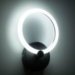 GLOBOSTAR® MATILDA 61339 Μοντέρνο Φωτιστικό Τοίχου - Απλίκα LED 8W 960lm 360° AC 220-240V IP20 Ρυθμιζόμενο Λευκό CCT με On/Off 2700K/4500K/6000K - Lumileds SMD Chip - Μαύρο Ματ - Μ20 x Π5 x Υ25.5cm - 3 Χρόνια Εγγύηση - Image 9