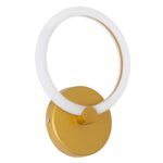 GLOBOSTAR® MATILDA 61340 Μοντέρνο Φωτιστικό Τοίχου - Απλίκα LED 8W 960lm 360° AC 220-240V IP20 Ρυθμιζόμενο Λευκό CCT με On/Off 2700K/4500K/6000K - Lumileds SMD Chip - Χρυσό - Μ20 x Π5 x Υ25.5cm - 3 Χρόνια Εγγύηση - Image 3