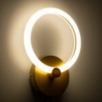 GLOBOSTAR® MATILDA 61340 Μοντέρνο Φωτιστικό Τοίχου - Απλίκα LED 8W 960lm 360° AC 220-240V IP20 Ρυθμιζόμενο Λευκό CCT με On/Off 2700K/4500K/6000K - Lumileds SMD Chip - Χρυσό - Μ20 x Π5 x Υ25.5cm - 3 Χρόνια Εγγύηση - Image 8