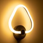 GLOBOSTAR® REGINA 61341 Μοντέρνο Φωτιστικό Τοίχου - Απλίκα LED 8W 960lm 360° AC 220-240V IP20 Ρυθμιζόμενο Λευκό CCT με On/Off 2700K/4500K/6000K - Lumileds SMD Chip - Μαύρο Ματ - Μ25 x Π7 x Υ28.5cm - 3 Χρόνια Εγγύηση - Image 7