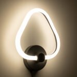 GLOBOSTAR® REGINA 61341 Μοντέρνο Φωτιστικό Τοίχου - Απλίκα LED 8W 960lm 360° AC 220-240V IP20 Ρυθμιζόμενο Λευκό CCT με On/Off 2700K/4500K/6000K - Lumileds SMD Chip - Μαύρο Ματ - Μ25 x Π7 x Υ28.5cm - 3 Χρόνια Εγγύηση - Image 8